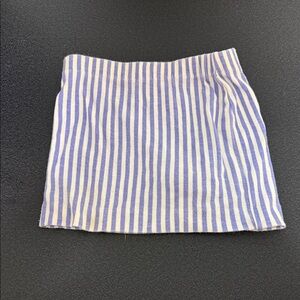 Striped Blue and White Kids Skirt 90’s vintage
